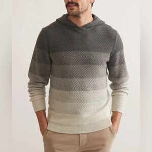 Marine Layer Gray Gradient Sweater Hoodie Size Medium